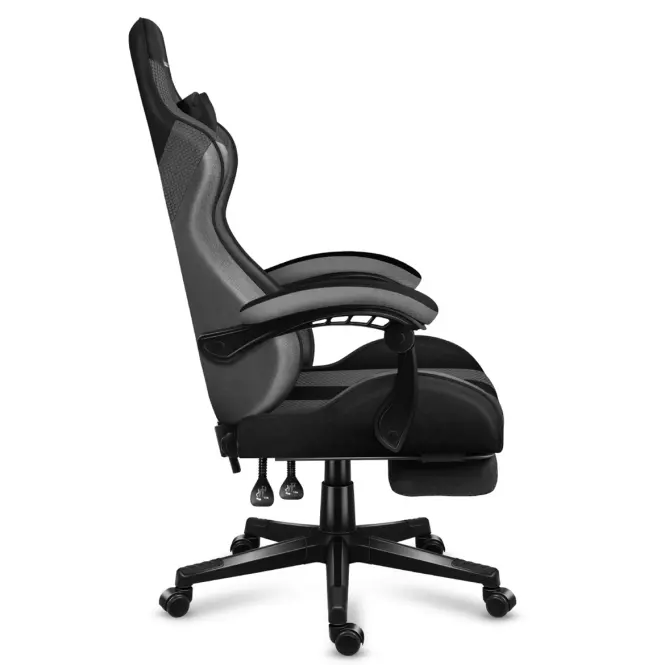 Otočné kreslo pre hráča HZ-Force 4.7 Grey Mesh,8