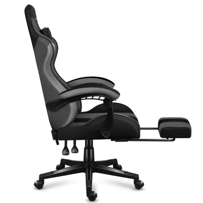 Otočné kreslo pre hráča HZ-Force 4.7 Grey Mesh,9