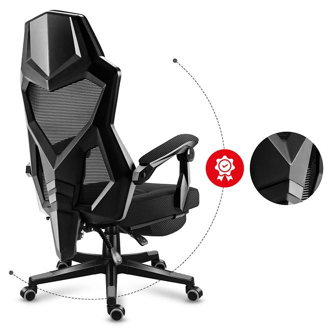 Otočné kreslo pre hráča HZ-Combat 3.0 Carbon