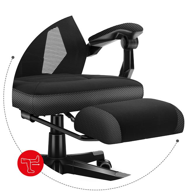 Otočné kreslo pre hráča HZ-Combat 3.0 Carbon