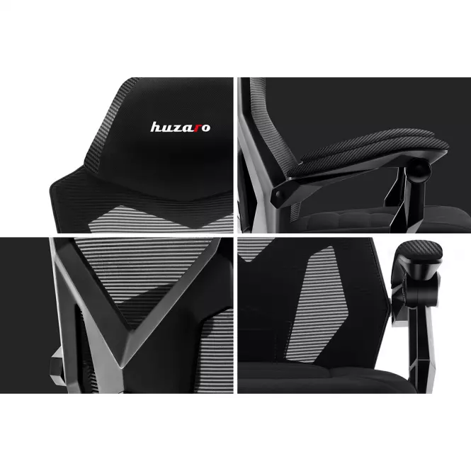 Otočné kreslo pre hráča HZ-Combat 3.0 Carbon,17