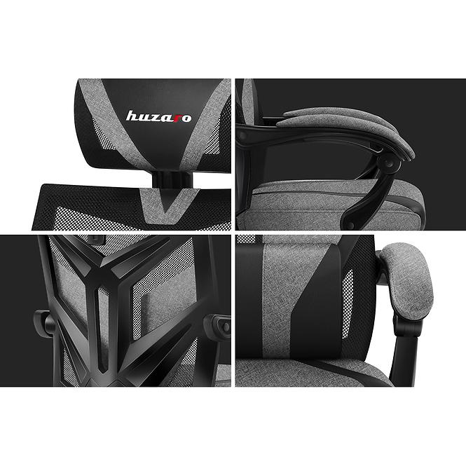 Otočné kreslo pre hráča HZ-Combat 5.0 Grey