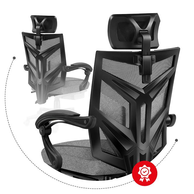 Otočné kreslo pre hráča HZ-Combat 5.0 Grey