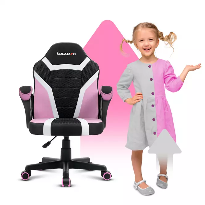 Otočné kreslo pre hráča HZ-Ranger 1.0 pink mesh