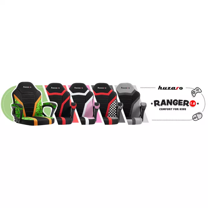 Otočné kreslo pre hráča HZ-Ranger 1.0 Pixel mesh