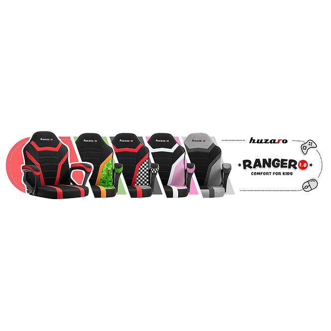 Otočné kreslo pre hráča HZ-Ranger 1.0 red mesh