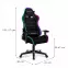 Otočné kreslo pre hráča HZ-Ranger 6.0 RGB Mesh,19