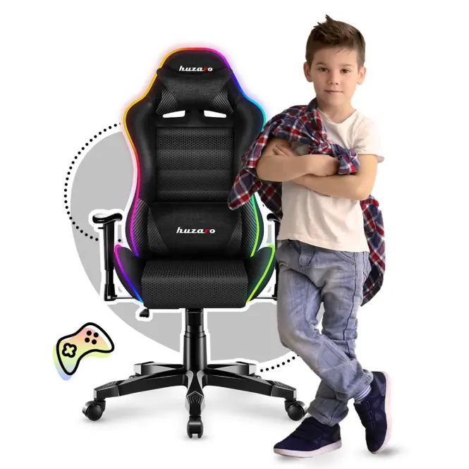 Otočné kreslo pre hráča HZ-Ranger 6.0 RGB Mesh,22