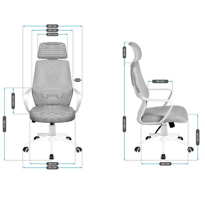 Kancelárske kreslo Markadler Manager 2.8 Grey