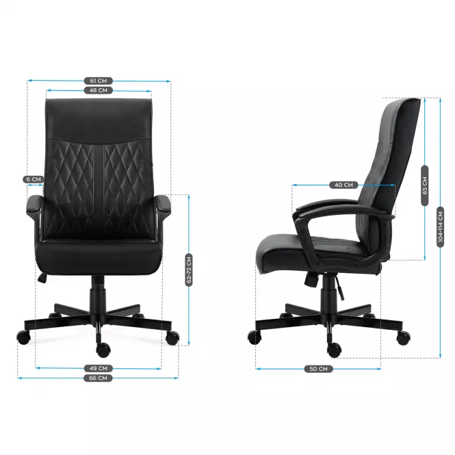Kancelárske kreslo Markadler Boss 3.2 Black