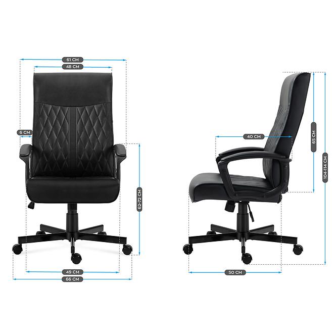 Kancelárske kreslo Markadler Boss 3.2 Black