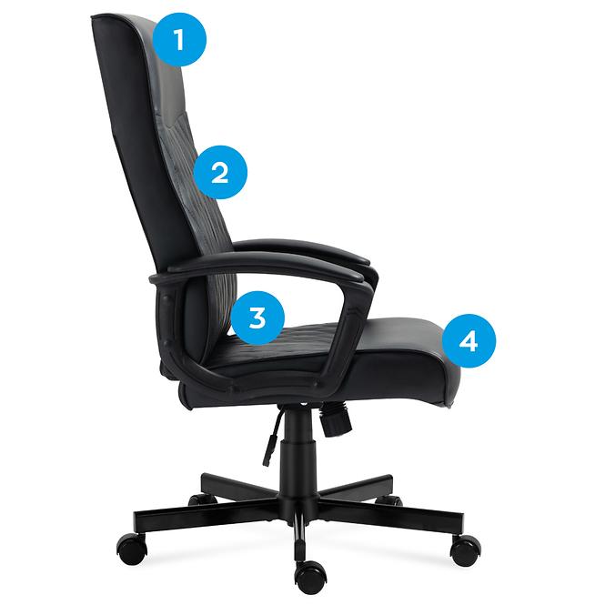 Kancelárske kreslo Markadler Boss 3.2 Black