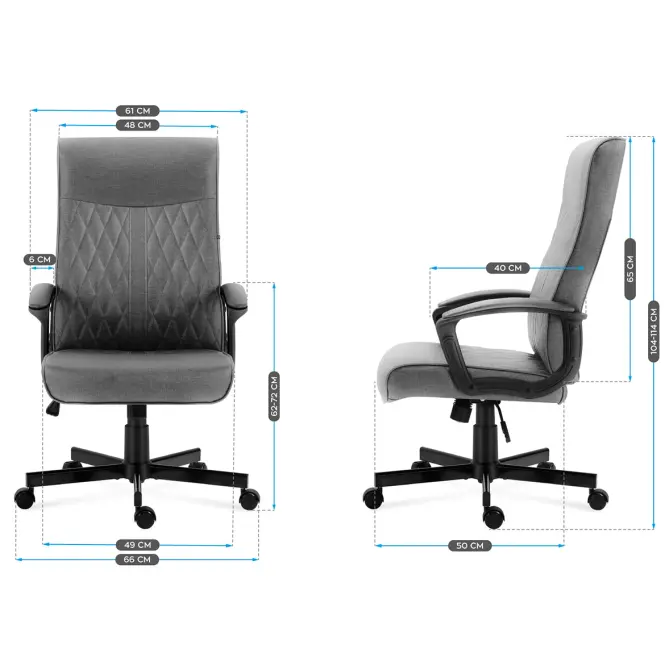Kancelárske kreslo Markadler Boss 3.2 Grey,15