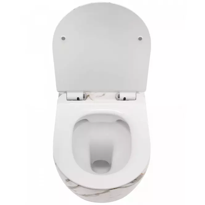 Závesná misa Carlo Mini Rimless žula lava mat