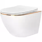 Závesná misa Carlo Mini Rimless white gold