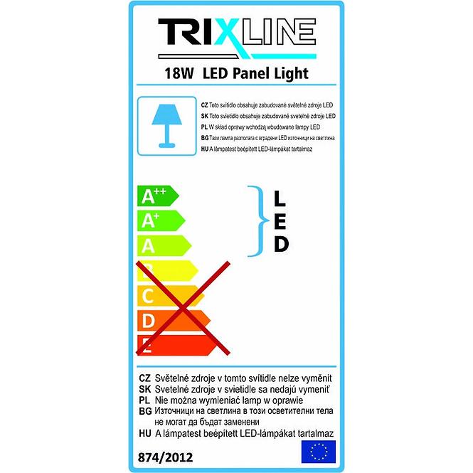 Panel LED 18W 2700K WW TR kulaty