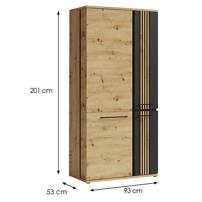 Skriňa Molto ML1 black,2
