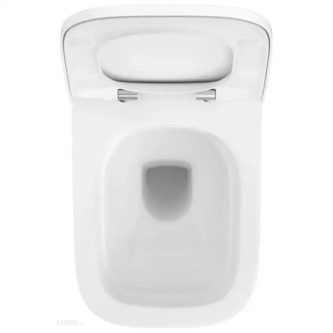 Závesná WC Smyle Square s doskou voľne padajúca,2