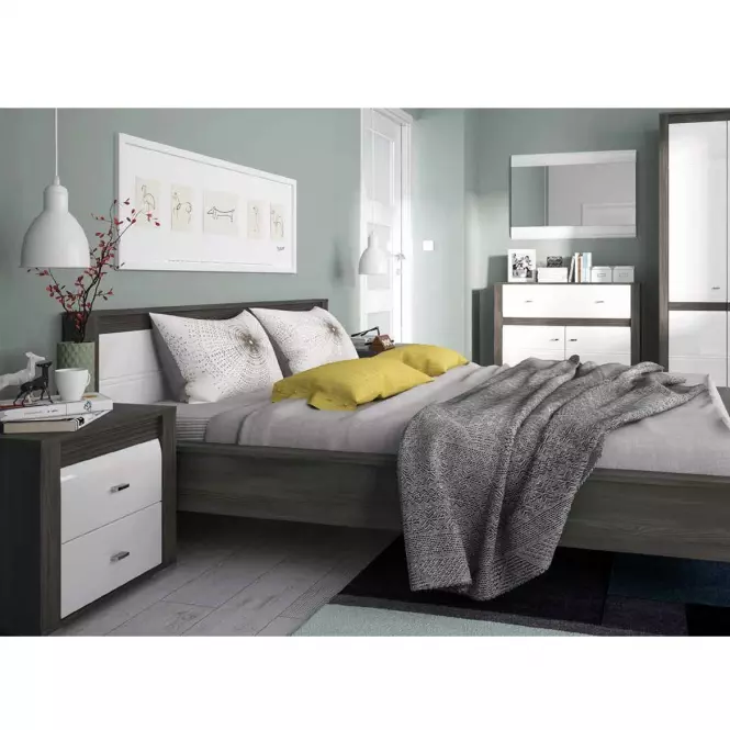 Skriňa Sevilla Typ 20 90 cm nórská borovica/ biela