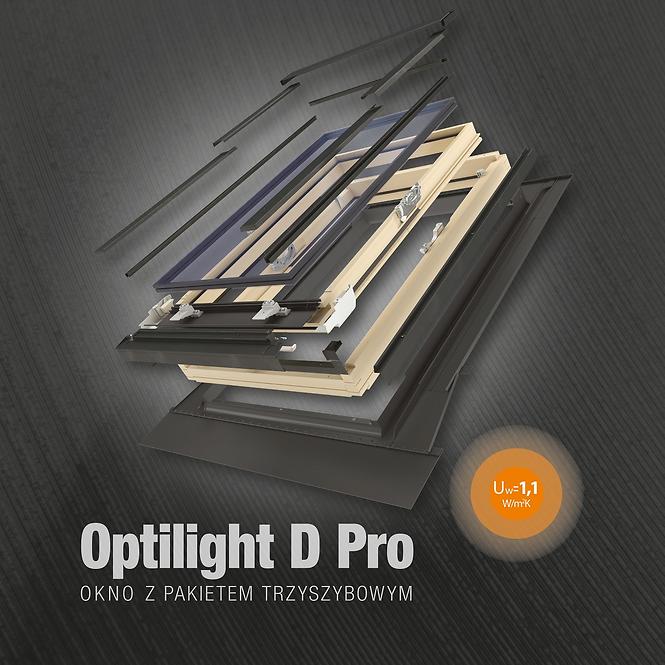 Strešné okno OptiLight D Pro 78X118