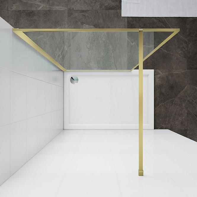 Sprchová stena Walk-In Tiz 100x195 gold