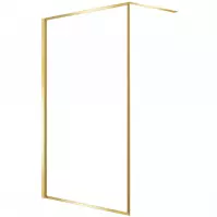 Sprchová stena Walk-In Tiz 120x195 gold