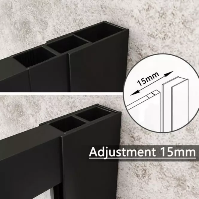 Sprchová stena Walk-In Grand 120x195 black