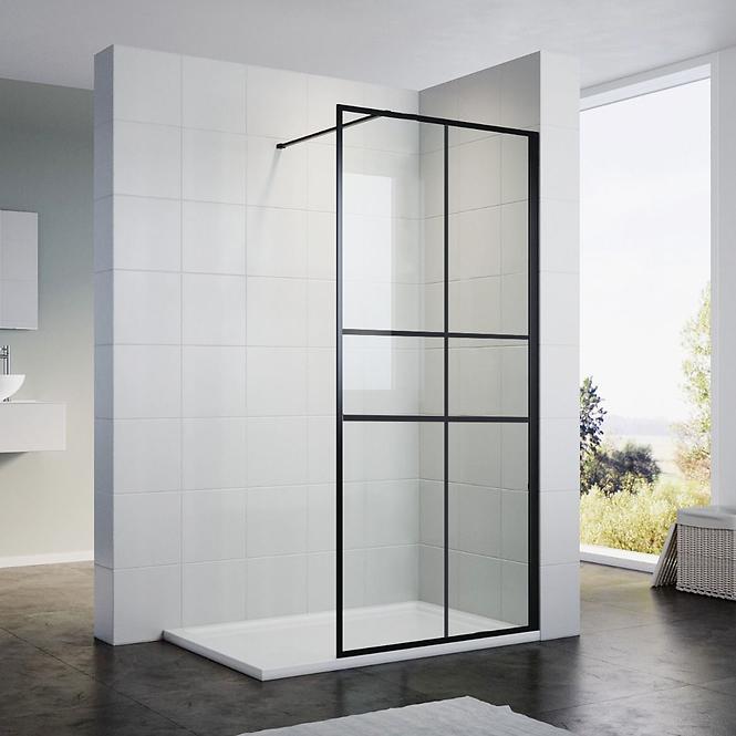 Sprchová stena Walk-In Grand 120x195 black