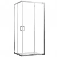 Sprchový kút štvorcový Mika 90x90x190 chróm