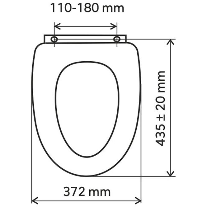 WC doska Soft Stone 2 MDF