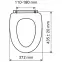 WC doska Soft Stone 2 MDF,2