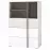 Komoda Remo RM7 dub wilton/biela/antracit
