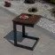 Stolík k záhradnému ležadlu palisander,2