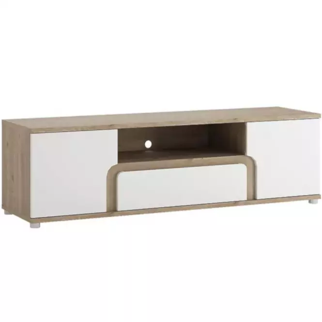 TV stolík Milano  typ 50 RTV nelson/biela