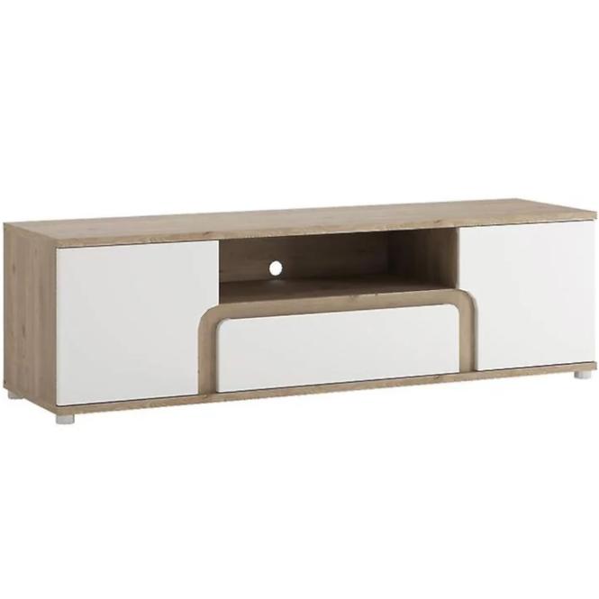 TV stolík Milano  typ 50 RTV nelson/biela