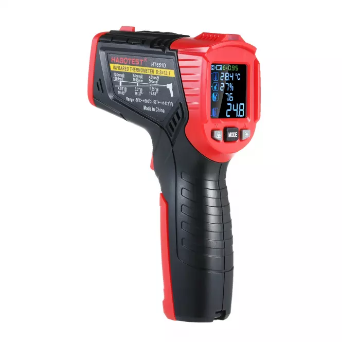 Laserový pyrometer vlhkomer Habotest HT651D