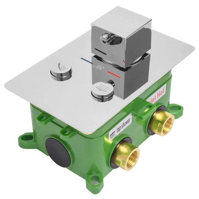 Sprchová sada + termostat Fenix-Davis chróm Rea P6356