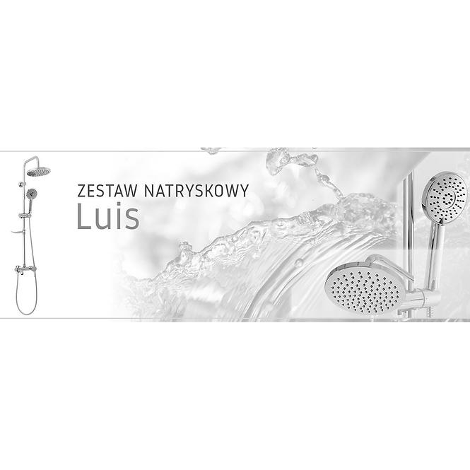 Sprchová sada  Rea Luis chróm,8