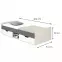 Posteľ 90 Remo RM15 dub wilton/biela/antracit,2