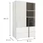 Regál Remo RM6 dub wilton/biela/antracit,2