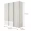 Skriňa Remo RM1 dub wilton/biela/antracit,2