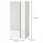 Skriňa Remo RM2 dub wilton/biela/antracit,2