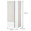 Skriňa Remo RM2 dub wilton/biela/antracit,2