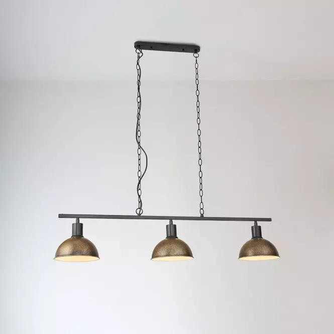 Luster 2023016 BLACK + ANTIQUE BRONZE E27 LW3