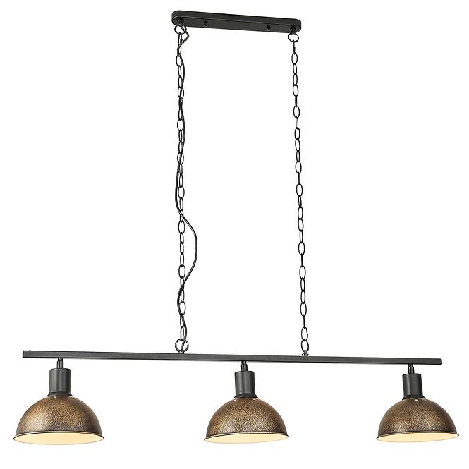 Luster 2023016 BLACK + ANTIQUE BRONZE E27 LW3
