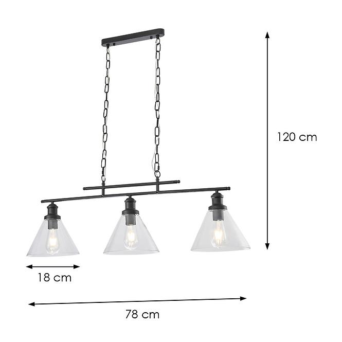 Luster 2022062 BLACK E27 LW3,3