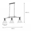 Luster 2022062 BLACK E27 LW3,3