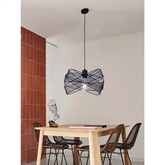 Luster 20011P BLACK E27 LW1