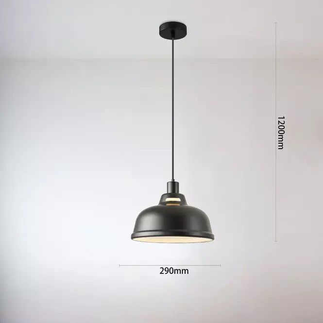 Luster 2200011-BK BLACK E27 LW1