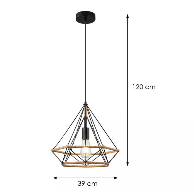 Luster 2200134-1 BLACK PAINTED LW1